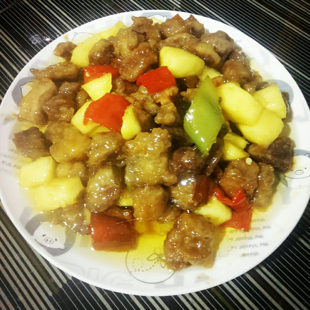 菠萝咕噜肉