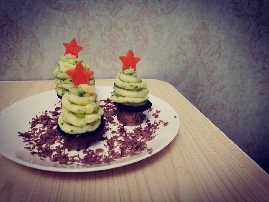 西兰花土豆泥圣诞树