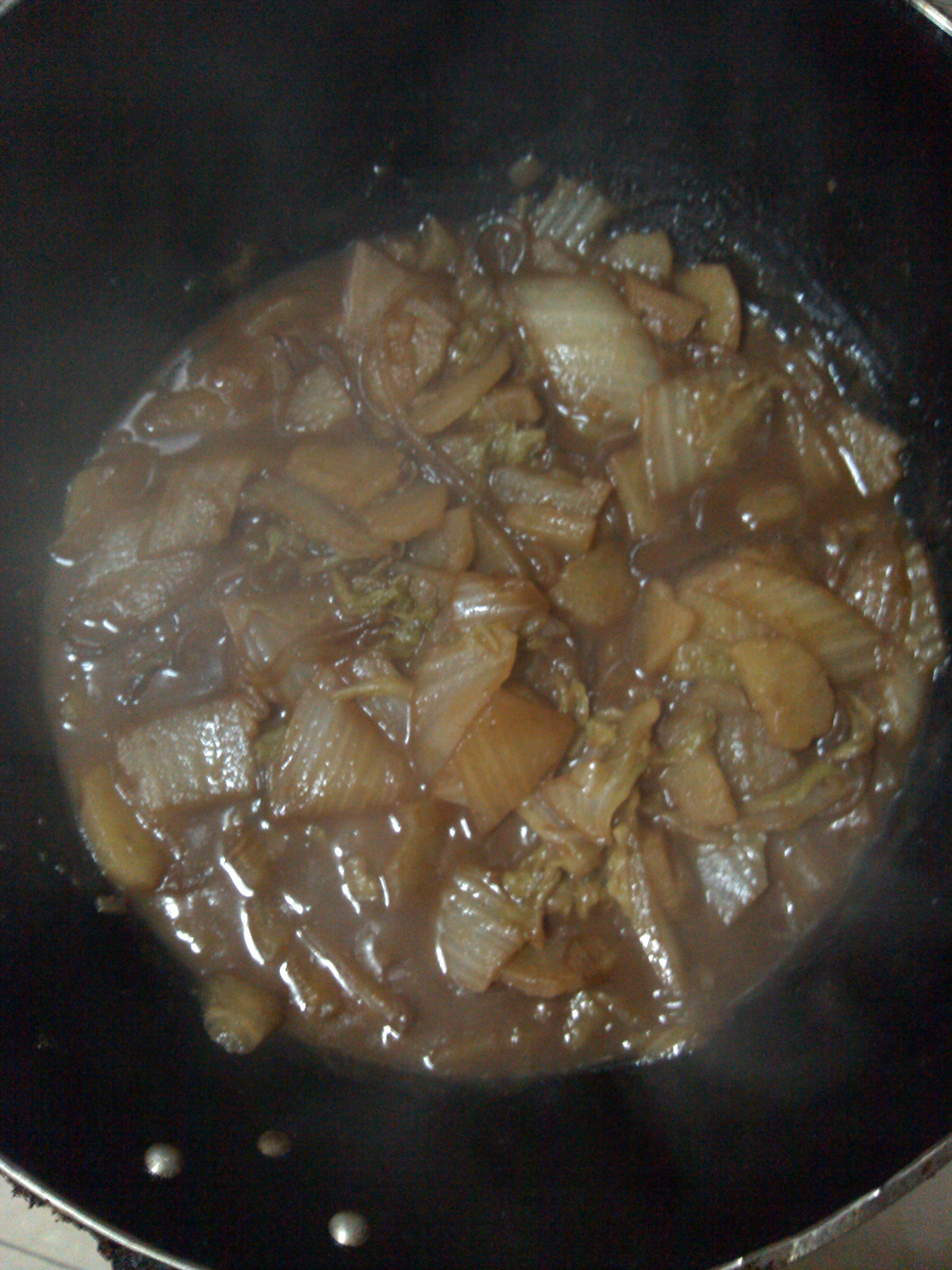 白菜炖土豆