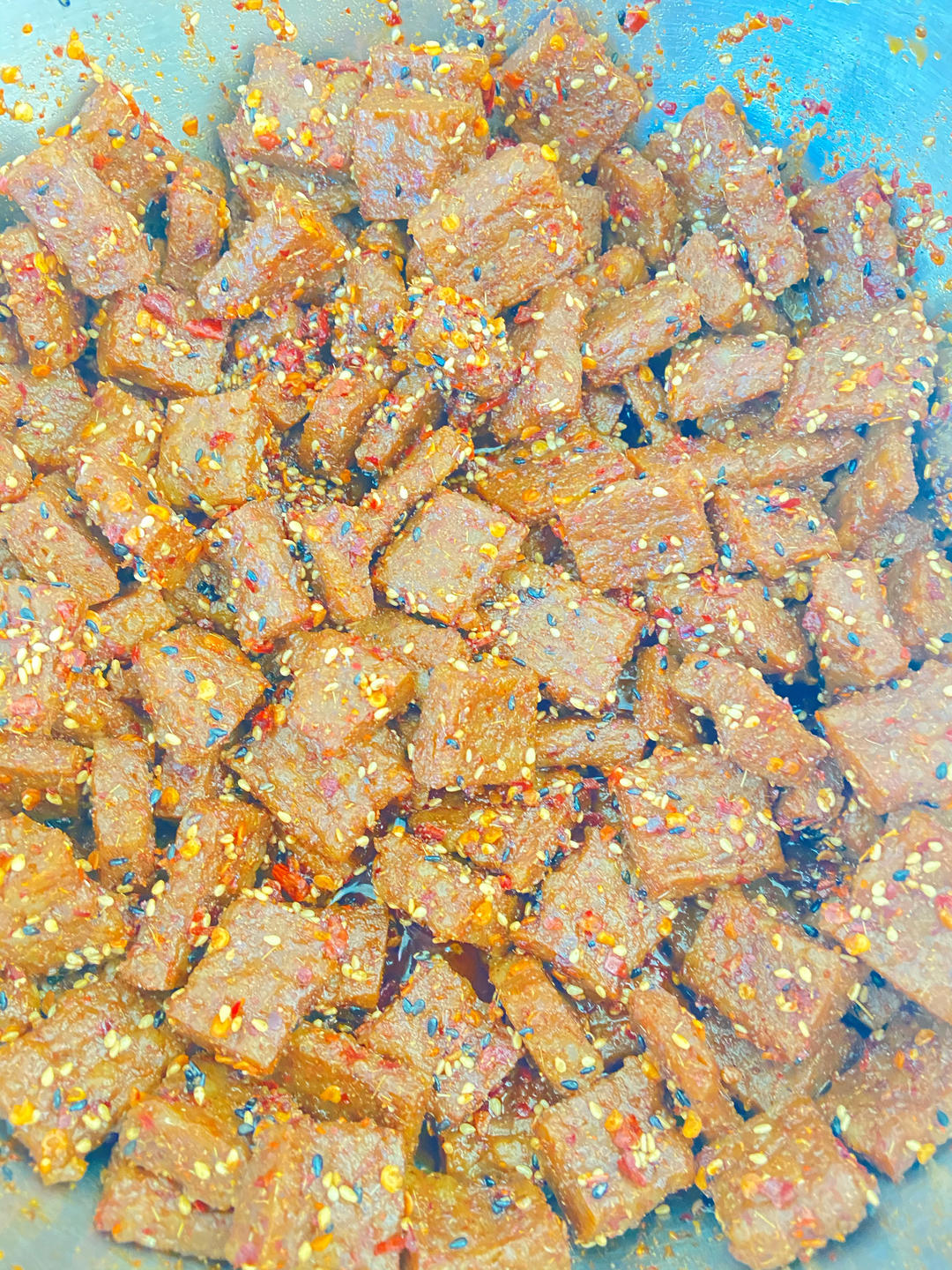 自制冬天里的第一根辣条，大米制作卫生又健康