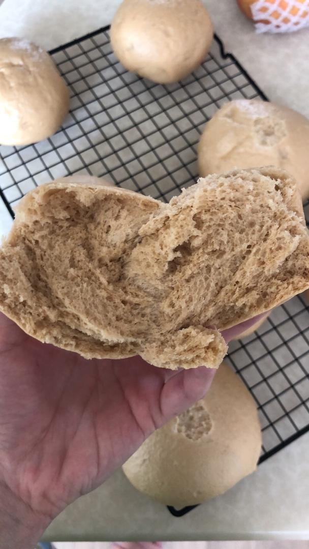 有着面包口感的红糖馒头（一次发酵）