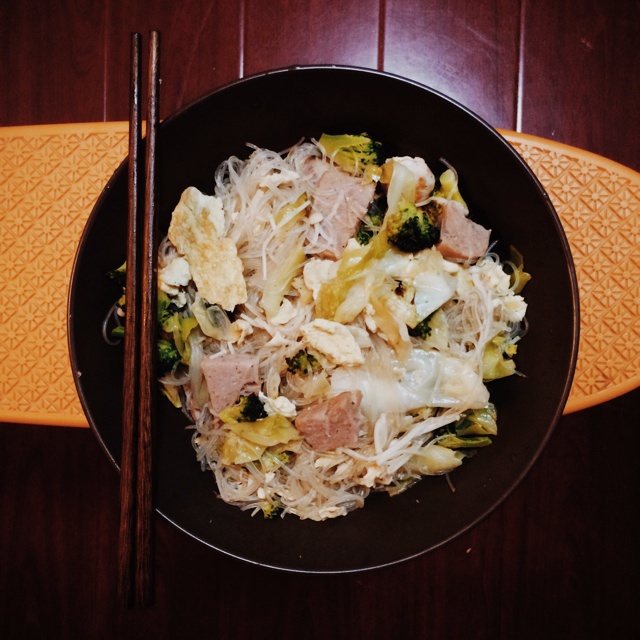 肉末（肉丝）炒粉丝