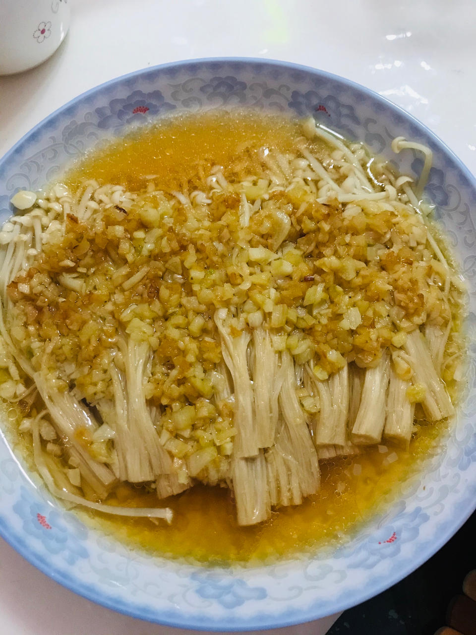 蒜蓉蒸金针菇