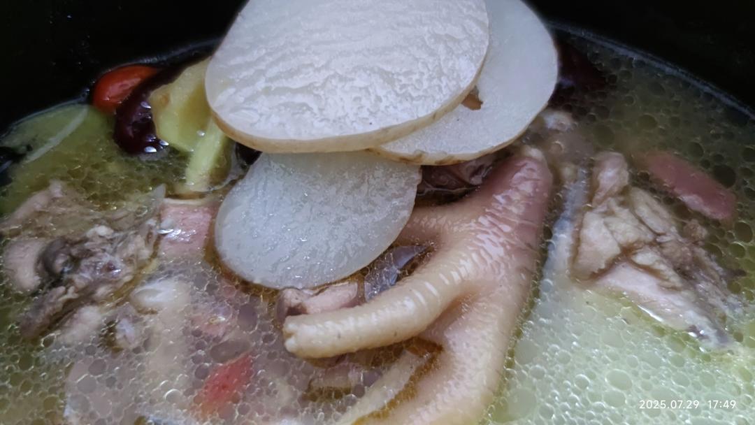 天麻火腿鸡