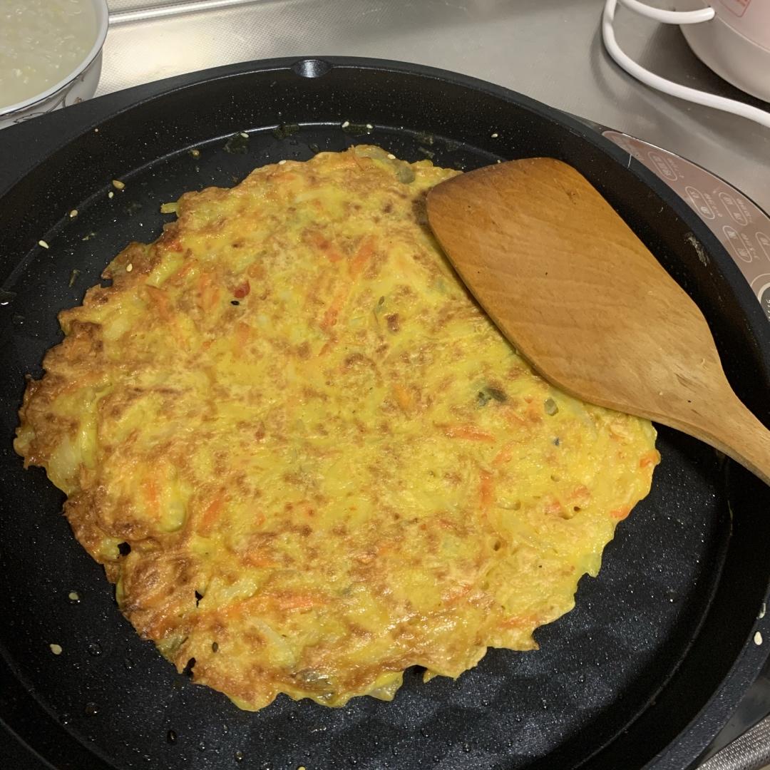 土豆丝鸡蛋饼