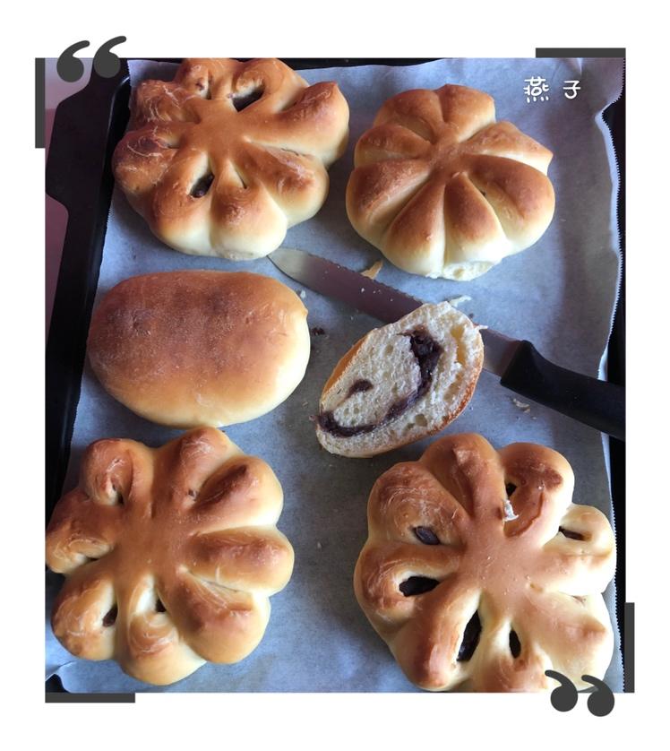 中种面包（豆沙）的做法