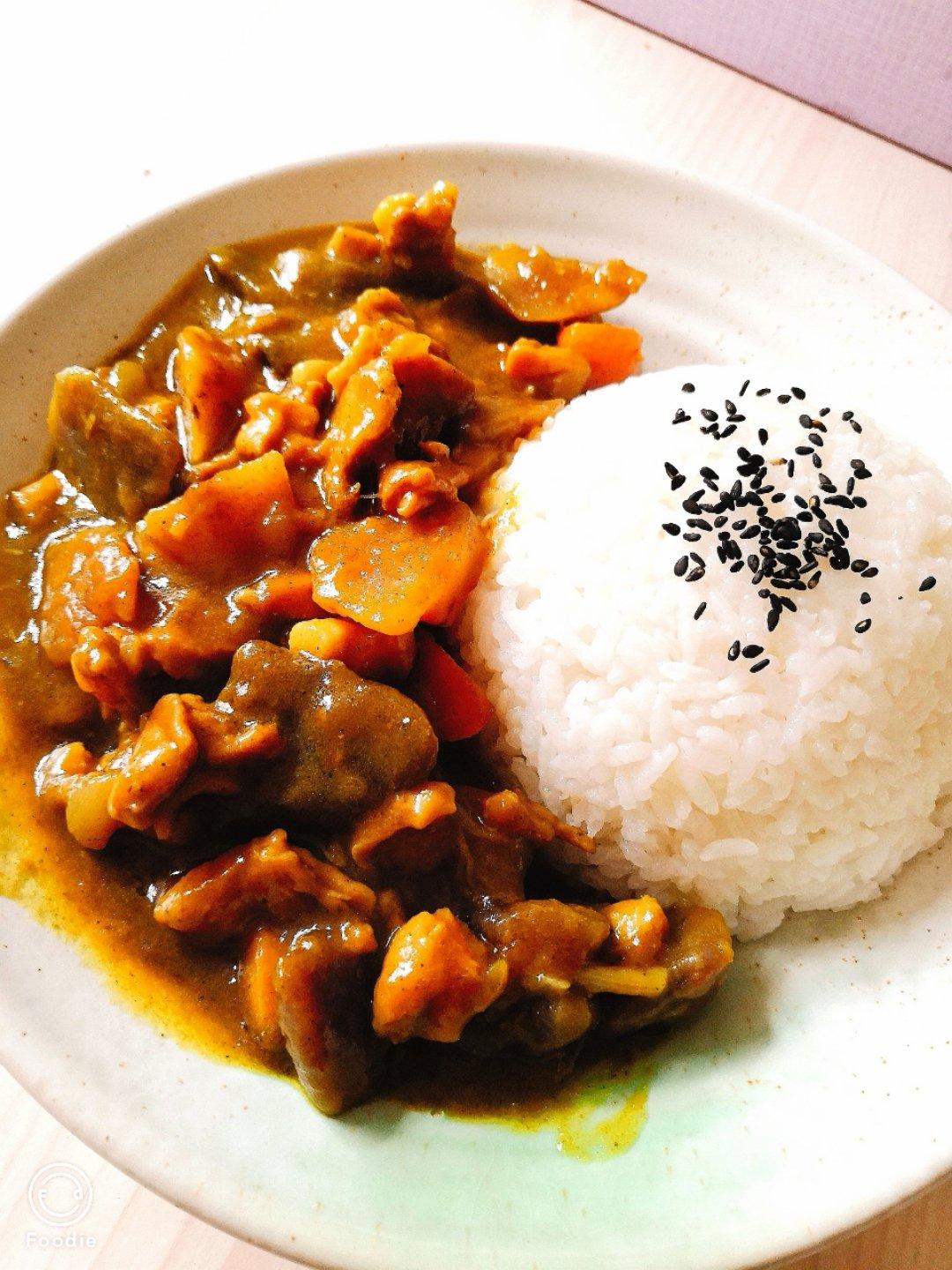 咖喱鸡肉饭