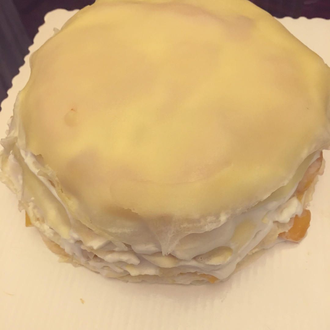 芒果千层蛋糕，100%成功告别煎皮无能