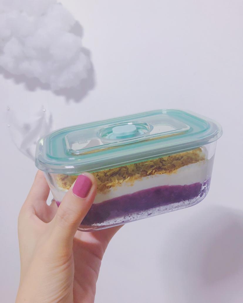 紫薯酸奶麦片盒子