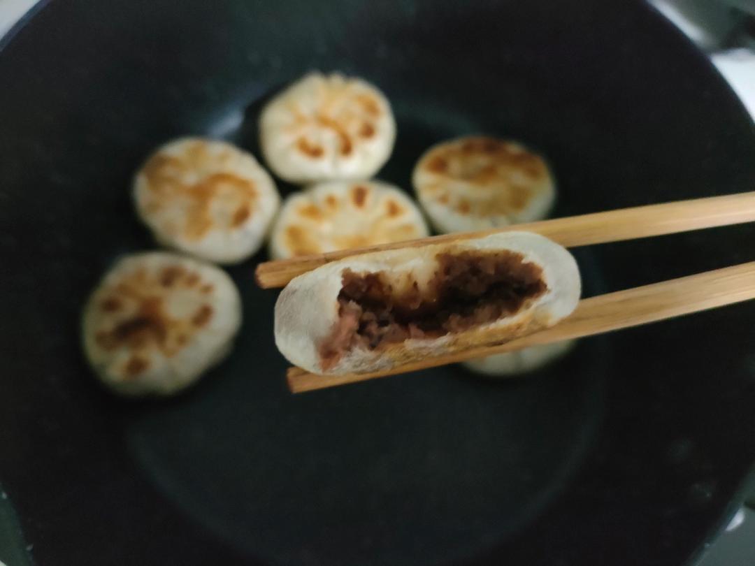饺子皮红豆饼