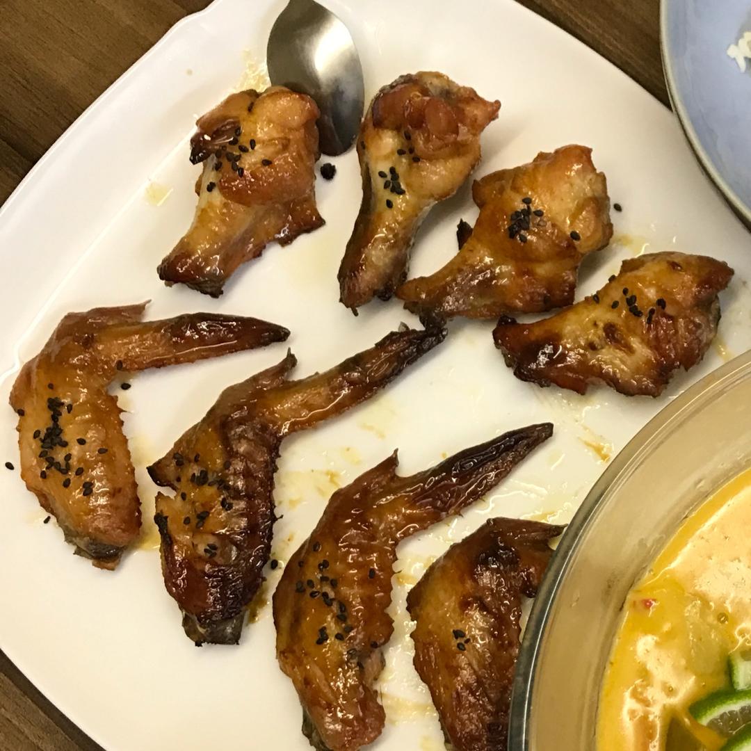 烤箱版蜜汁烤翅