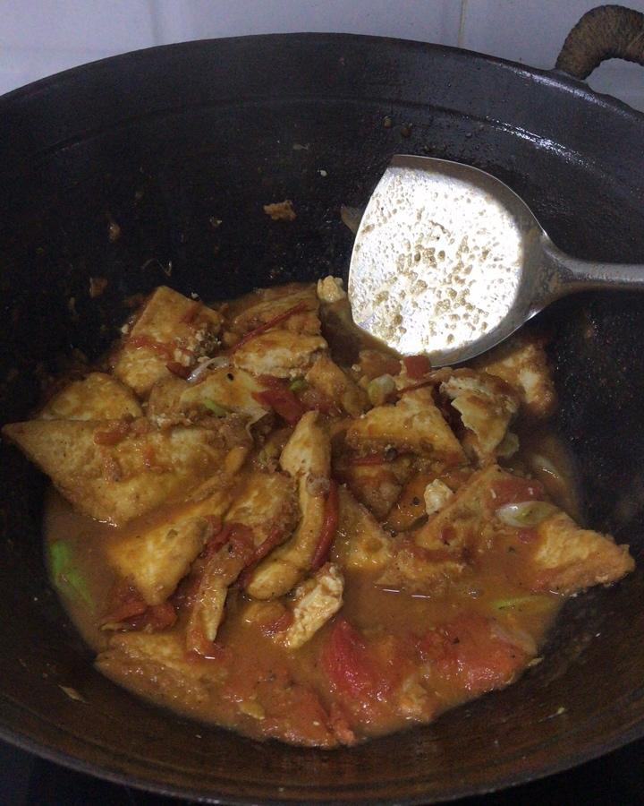 西红柿烧豆腐