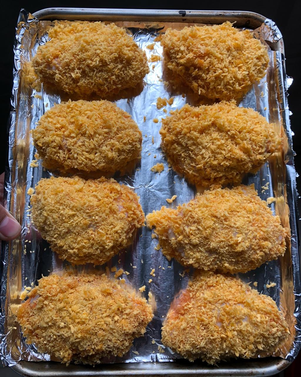 940820hxx做的烤鸡翅面包糠版