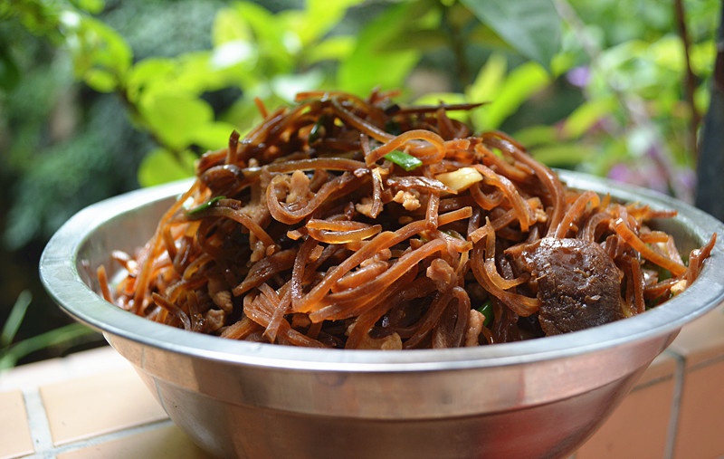 大头菜炒肉丝