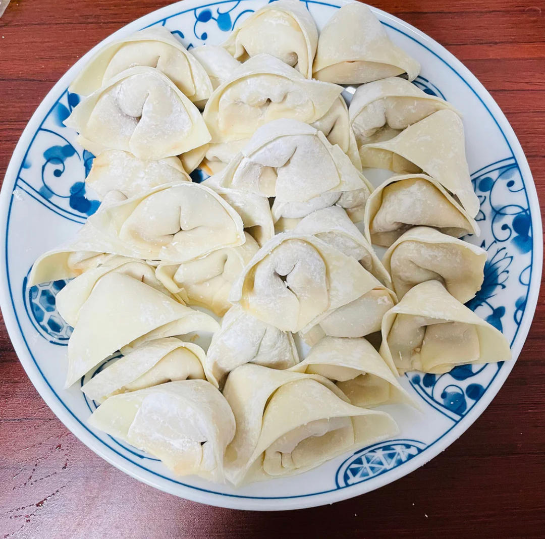 肉不柴的馄饨馅