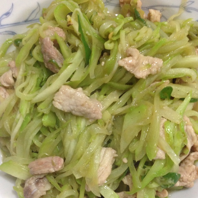 清炒佛手瓜