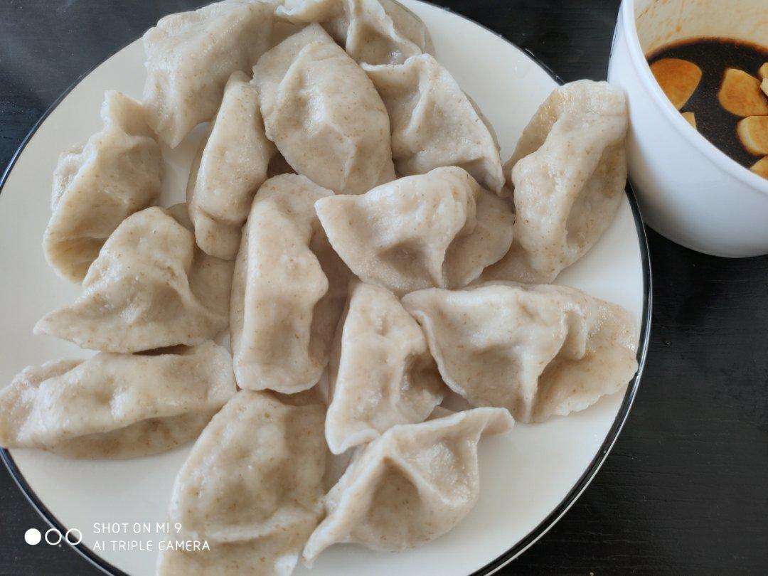 虾仁韭黄鸡肉鸡蛋饺子