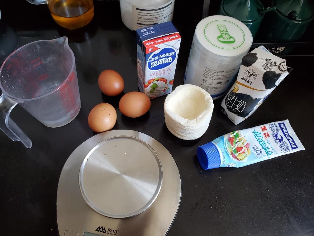 纯奶手撕吐司的做法 步骤1