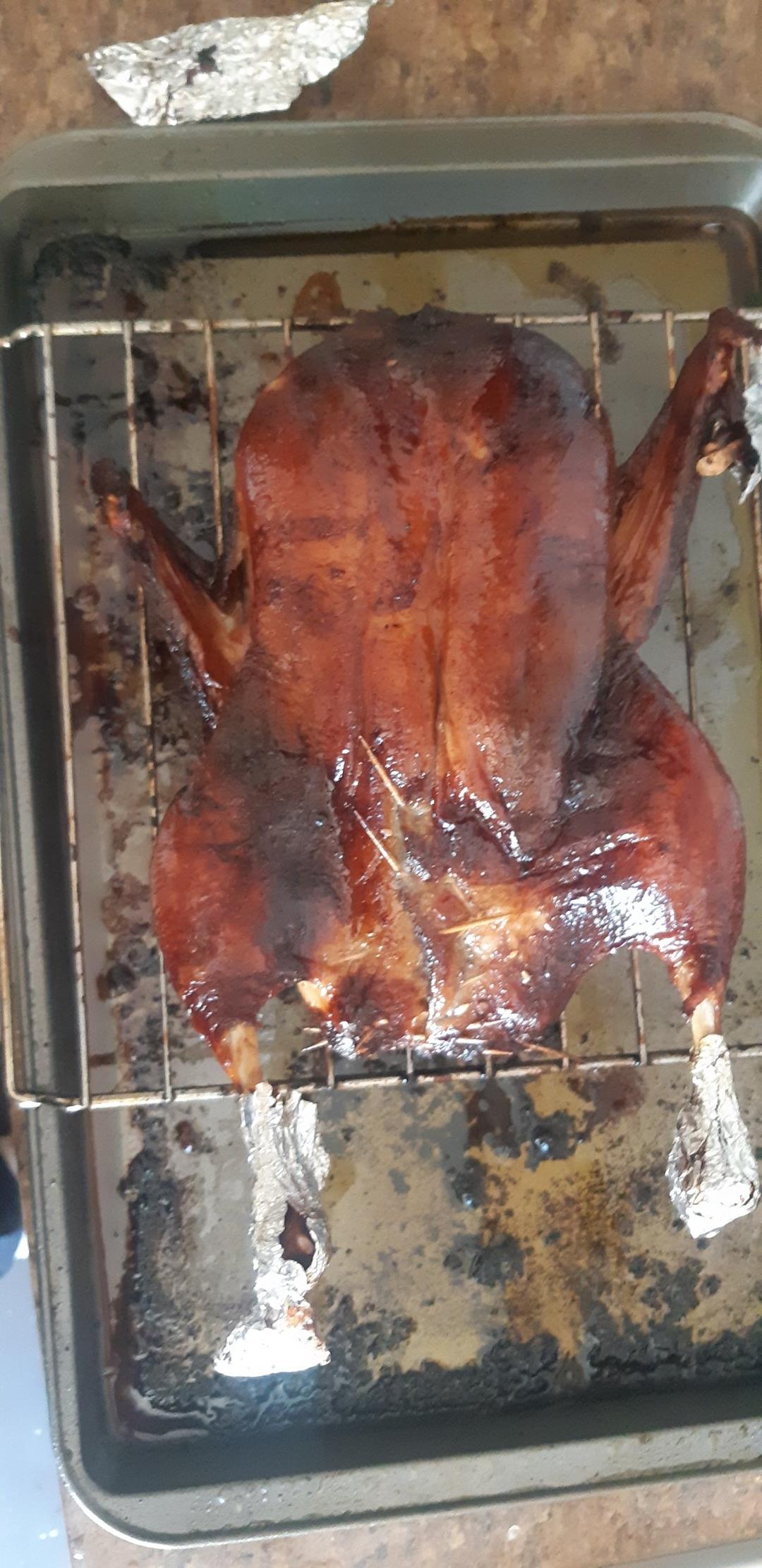 美味脆皮烤鸭（简单易学家庭小烤箱版）