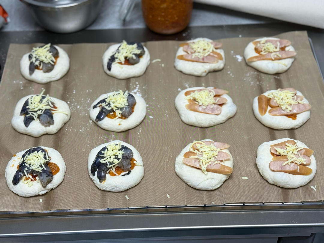 咸蛋黄南瓜调理面包