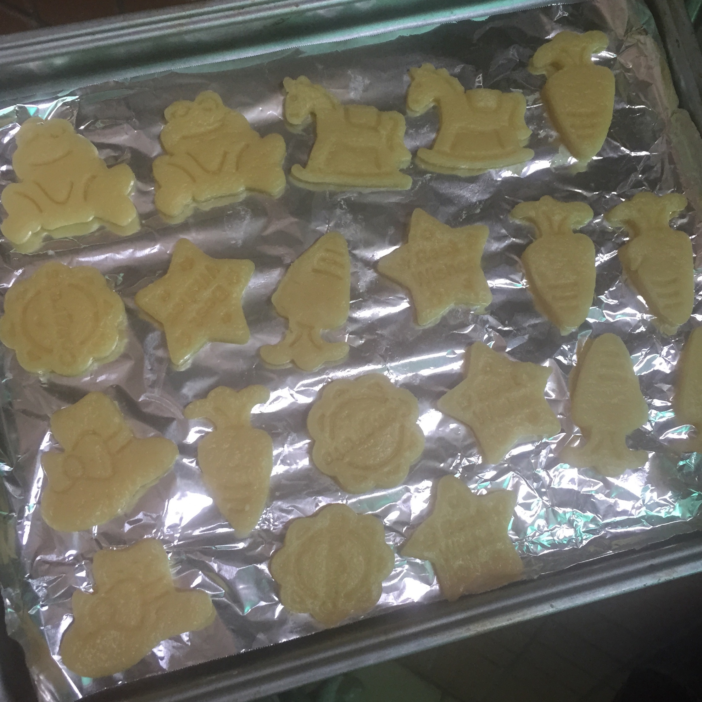 卡通黄油饼干