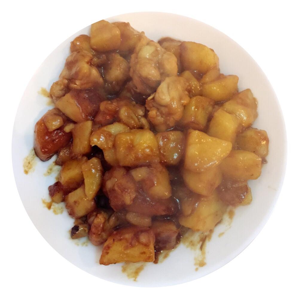 土豆焖鸡腿