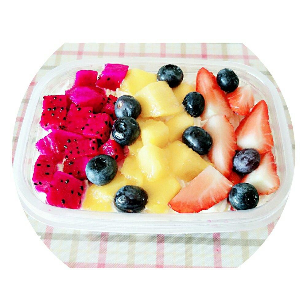 简单快手的便当饭盒水果盒子蛋糕