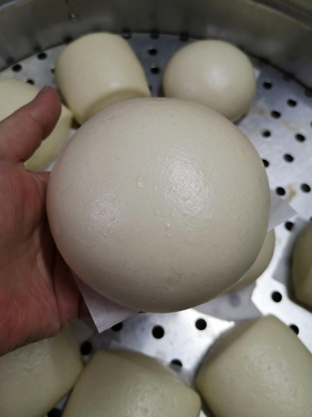 纯手工奶香馒头【无泡打粉，无添加】