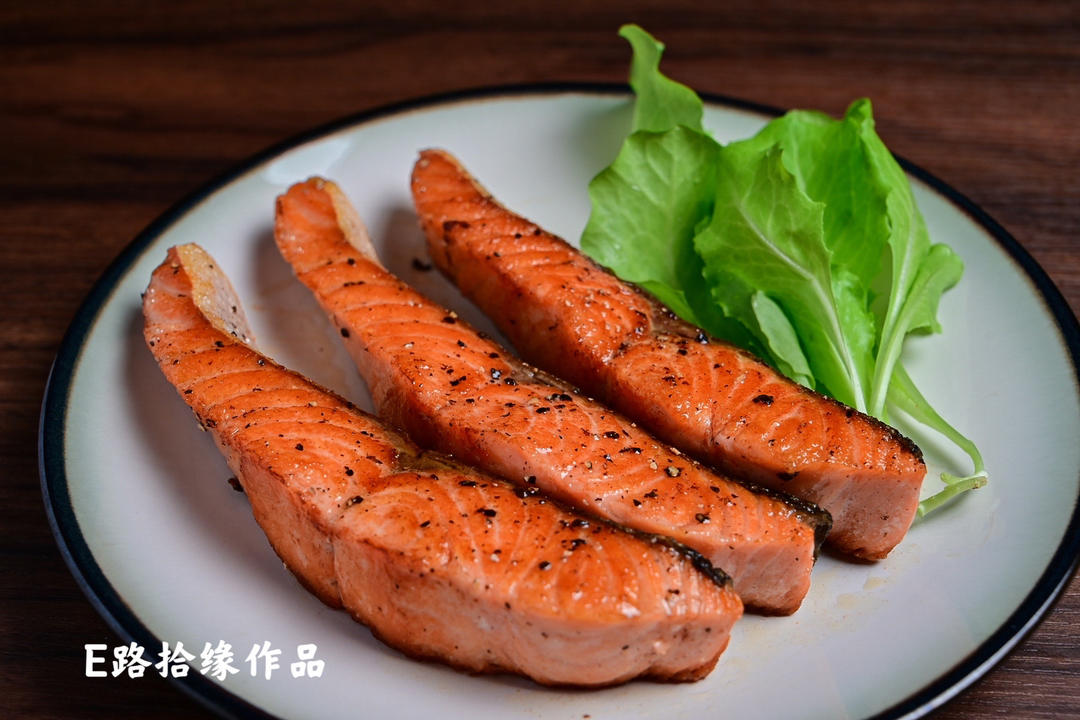 盐煎三文鱼