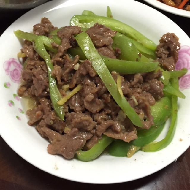青椒炒牛肉