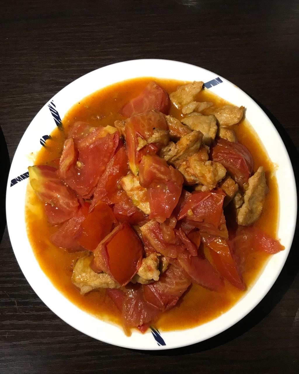 番茄炒肉