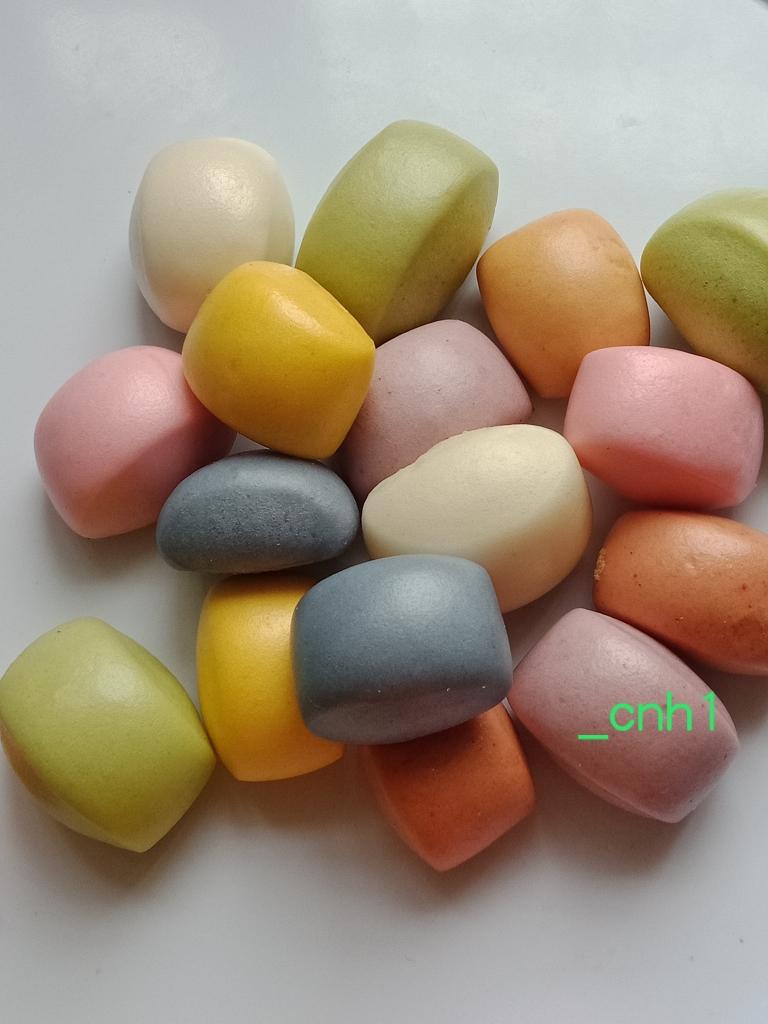 如彩虹🌈般的奶香小馒头 *花儿馒头110的做法