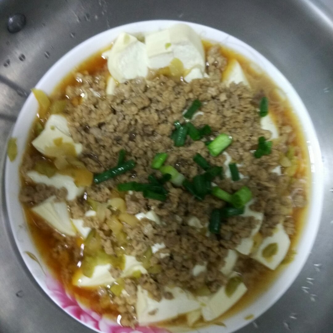 肉末蒸豆腐