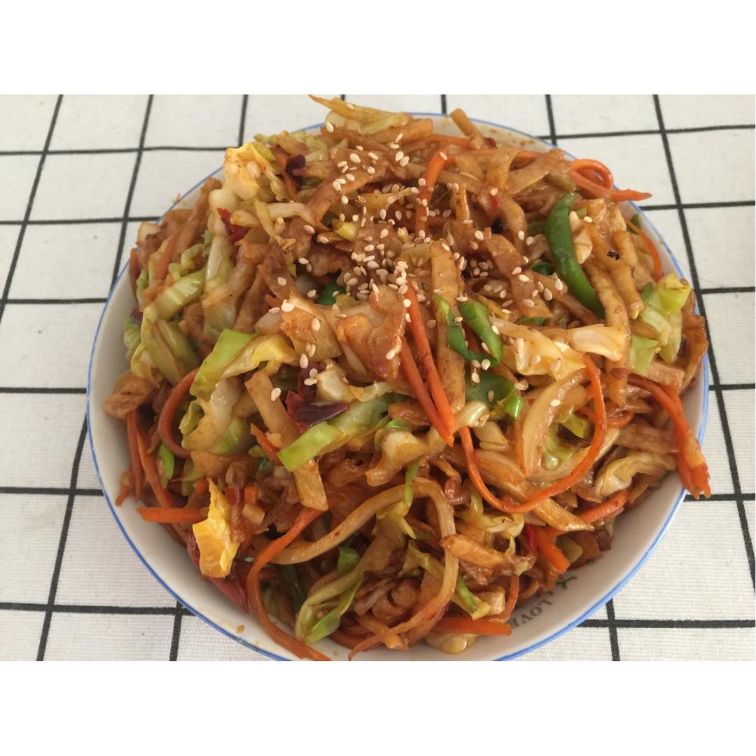 陕西私房炒饼[内附饼丝做法]