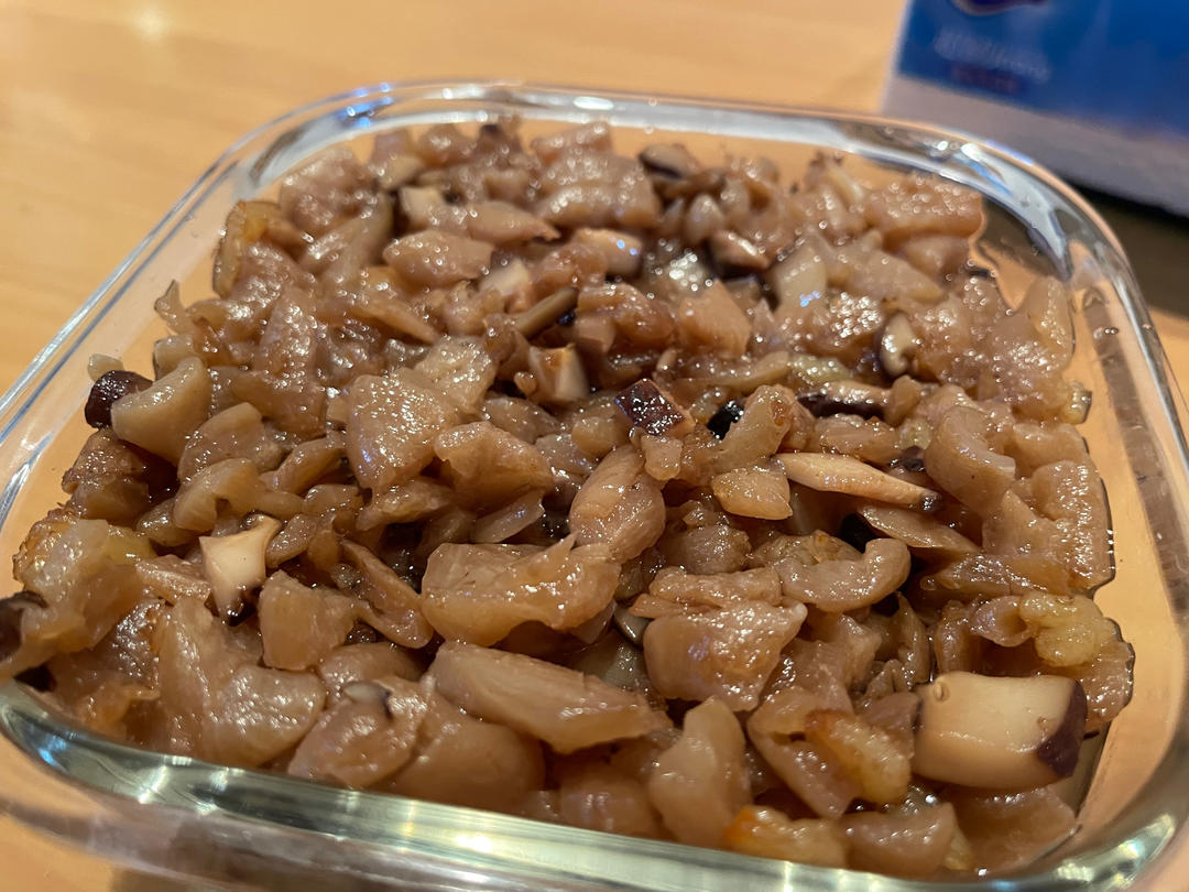 虾仁香菇菜脯(腌萝卜)咸菜小吃酱菜