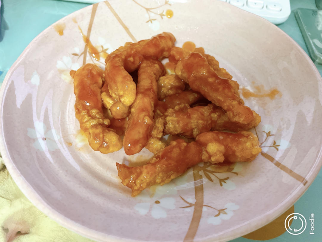 糖醋里脊（鸡肉版）