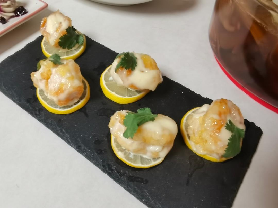 欢喜做年菜：鲜橙腰果沙拉酥虾