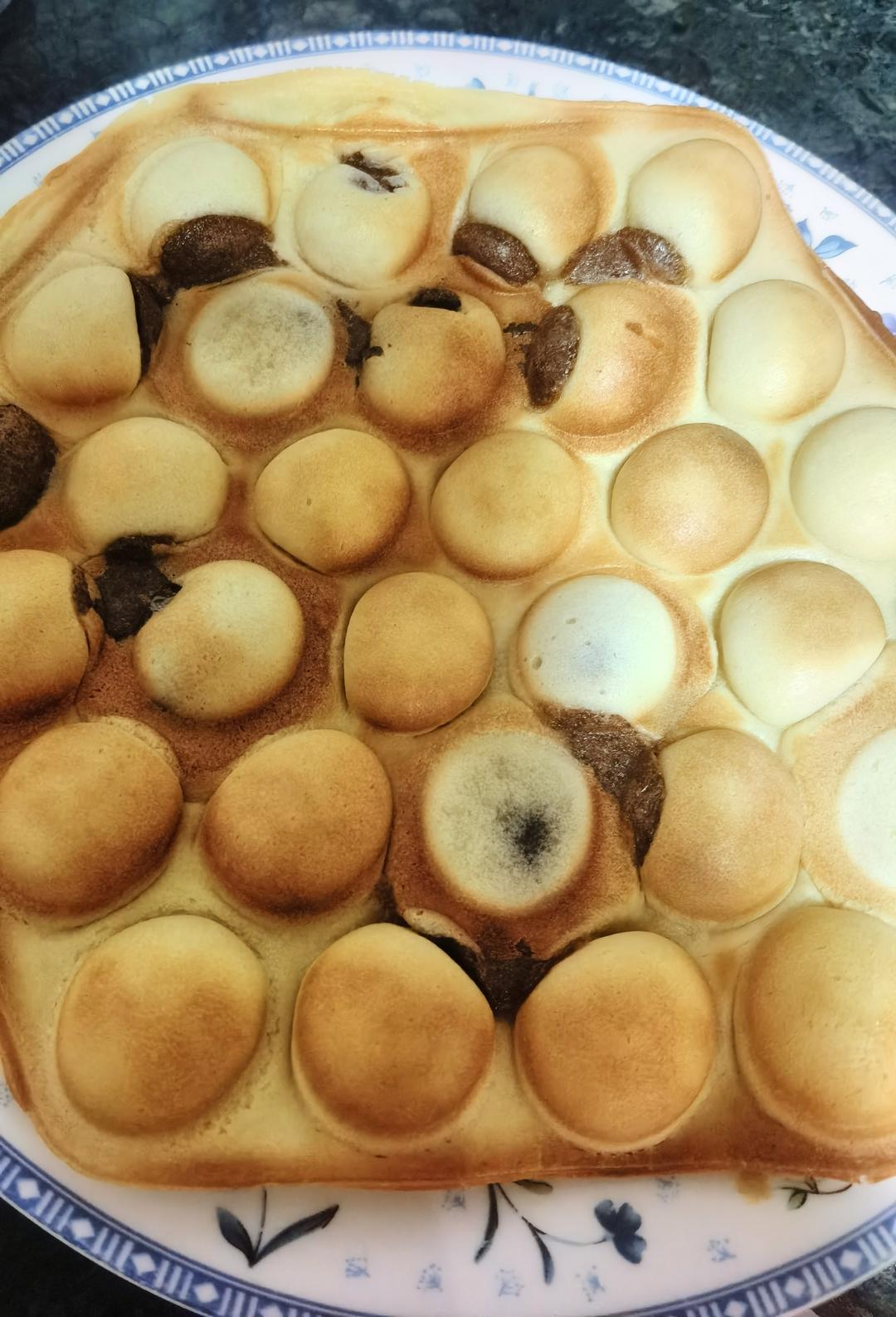 脆皮软心鸡蛋仔｜家庭版配方 可做巧克力抹茶味