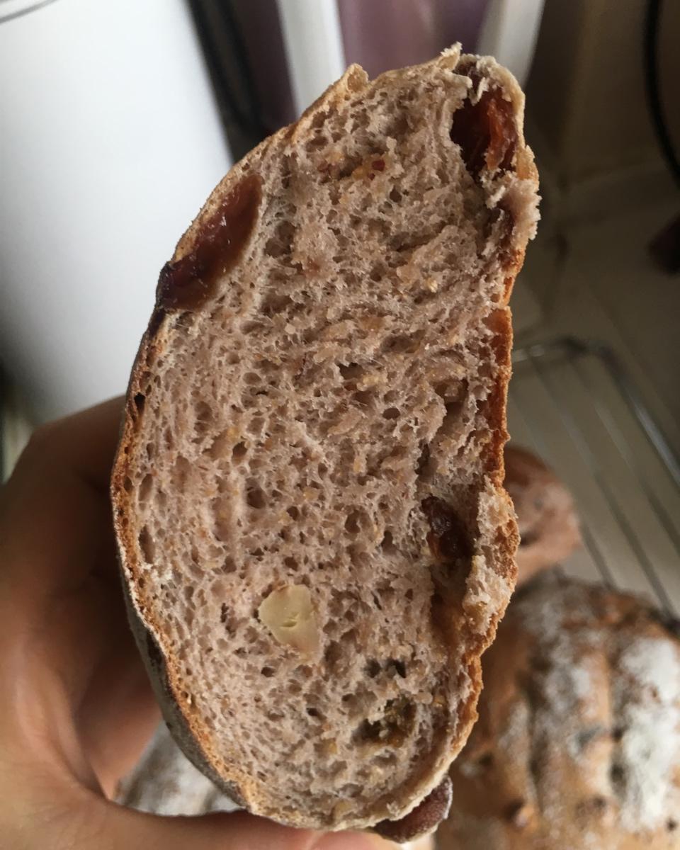 全麦核桃包～软欧包