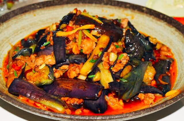红烧肉沫茄子