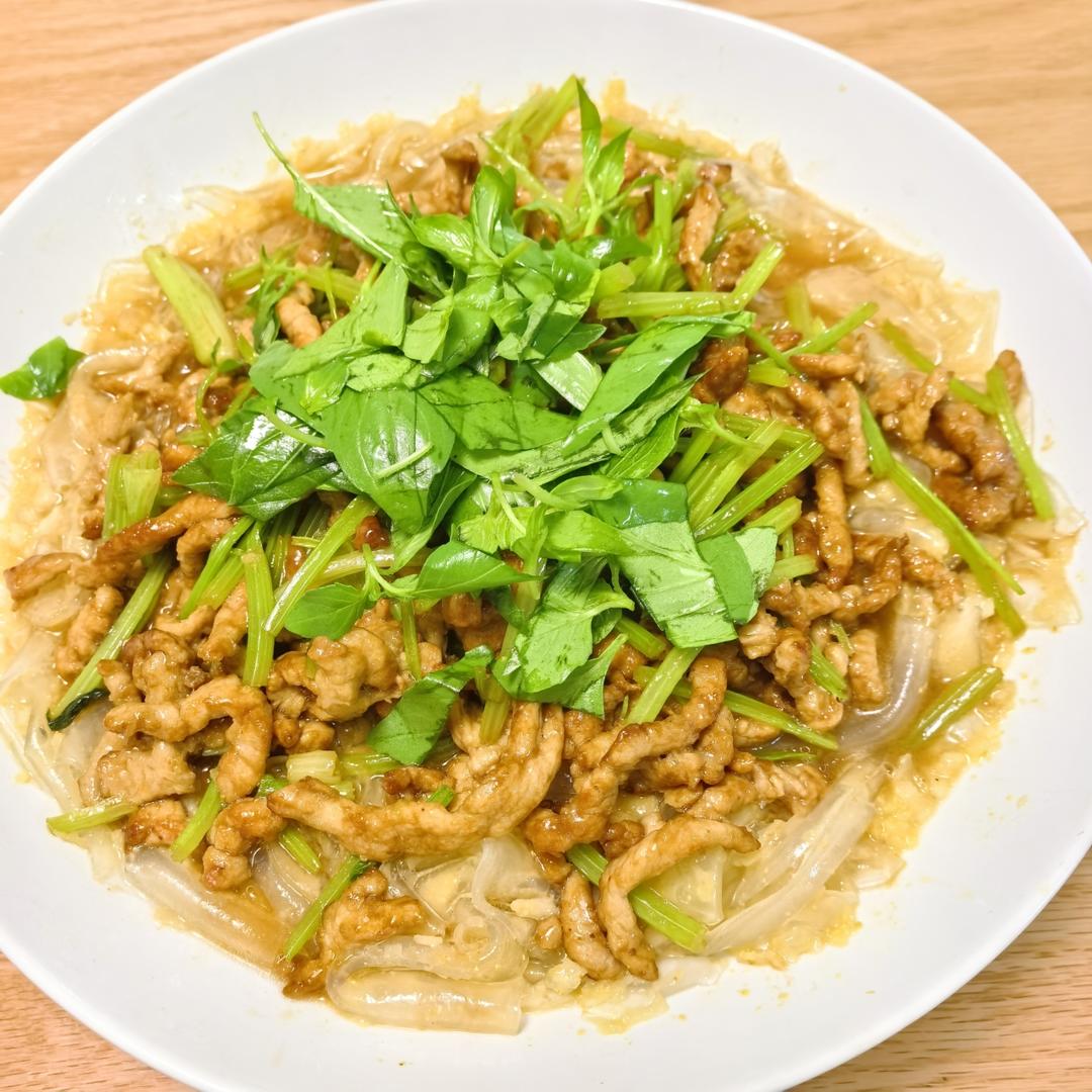 长垣名菜肉丝带底的做法