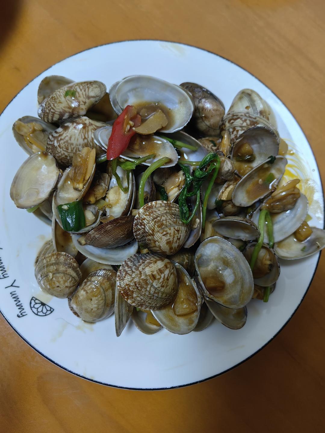 5分钟快手菜❗️秒杀路边摊爆炒花甲～好吃到爆
