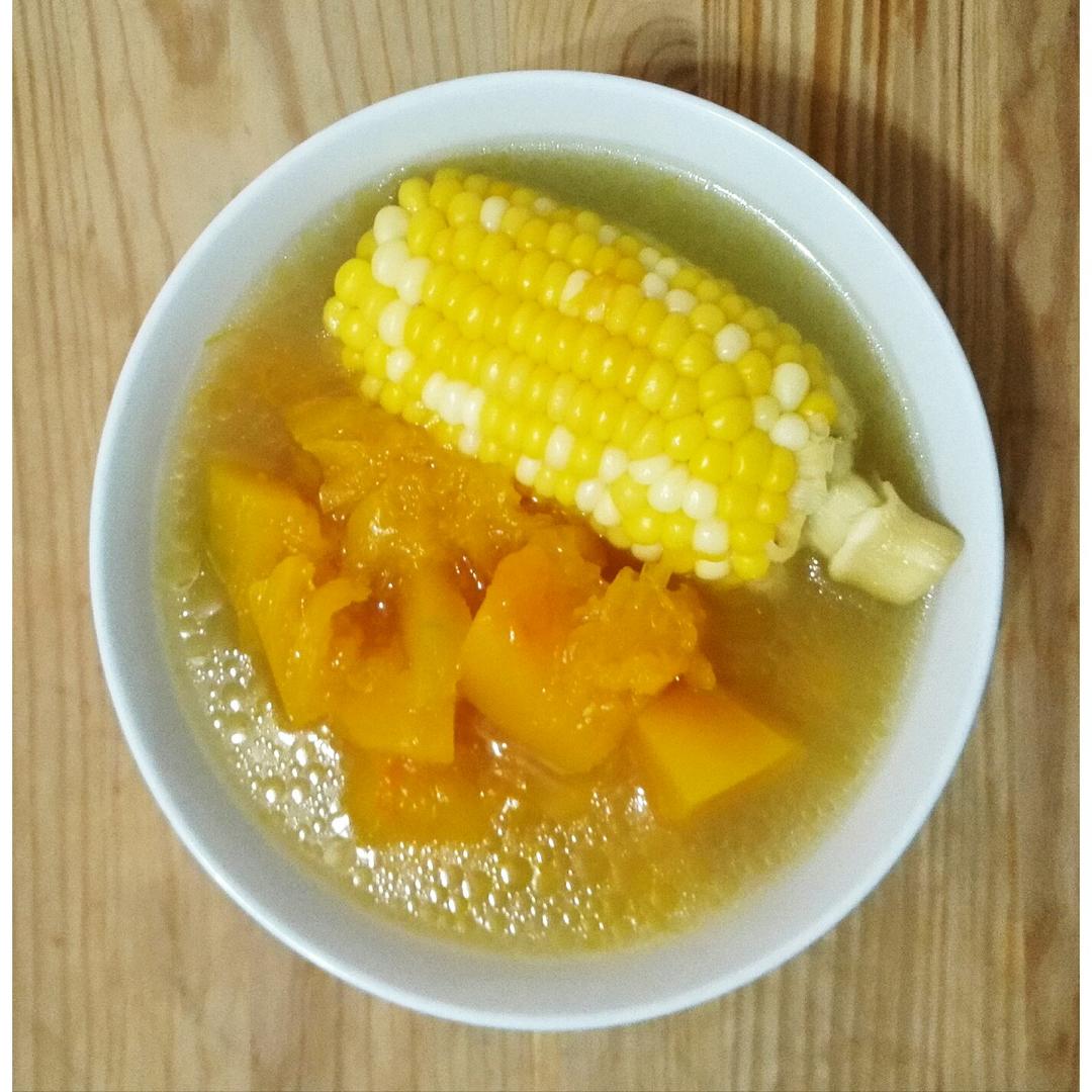 南瓜玉米汤