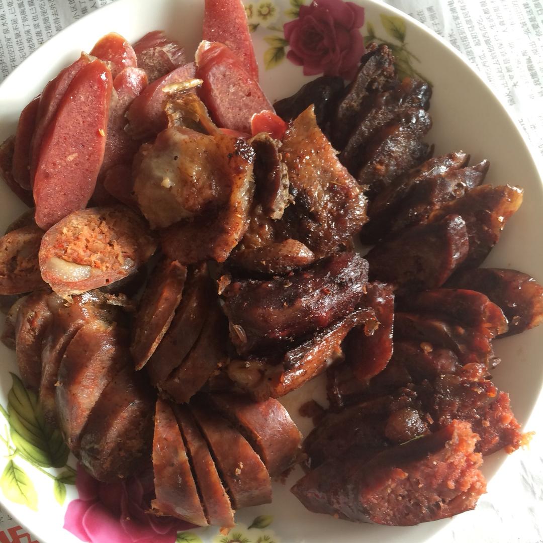 自制广味腊肠