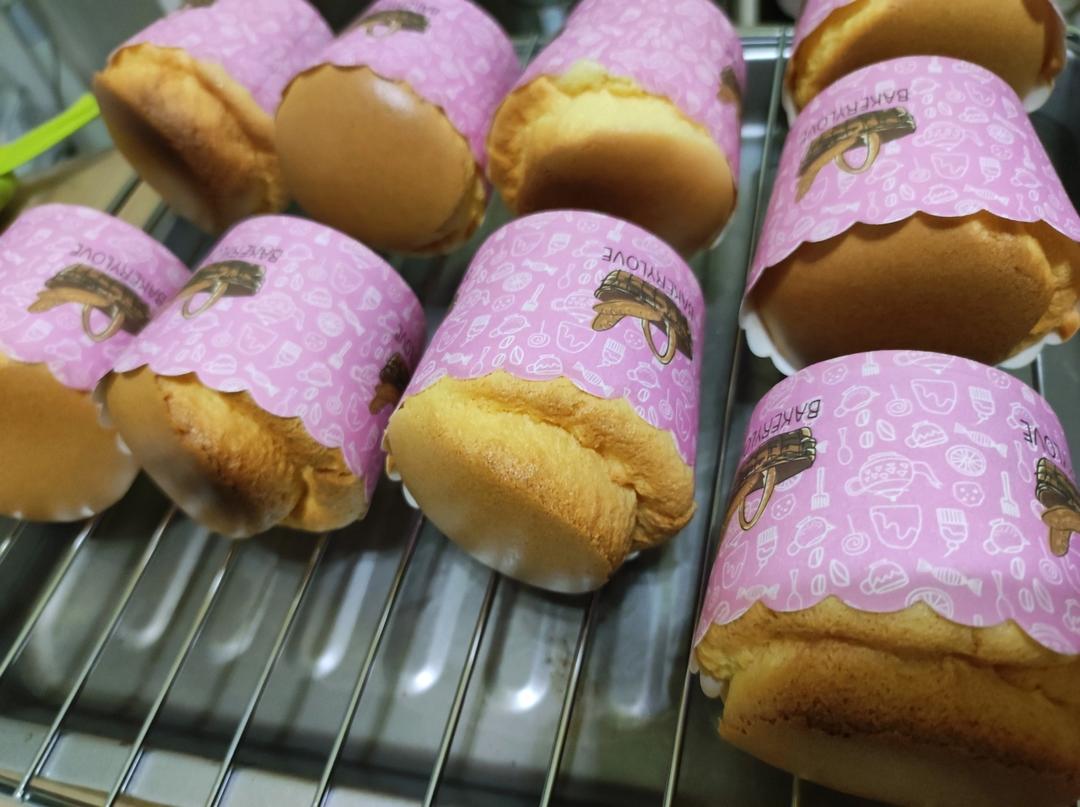 纸杯蛋糕 8寸戚风蛋糕的量