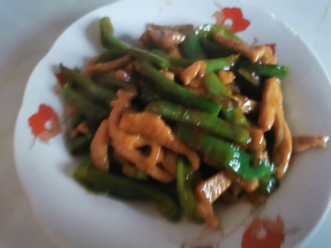 ‼️好吃到舔盘的青椒肉丝盖浇饭