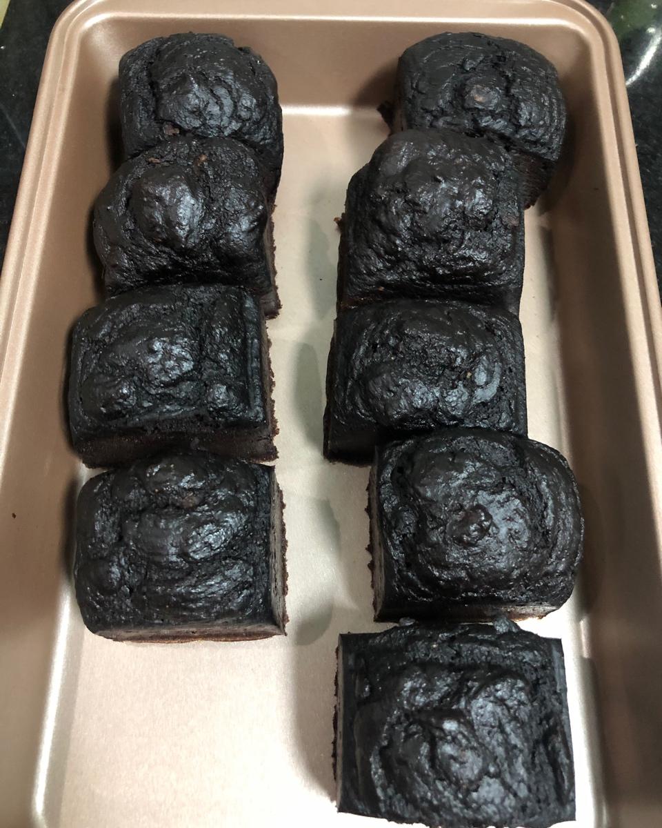 全麦黑巧香蕉马芬（附无麸质版）丨健康·烘焙