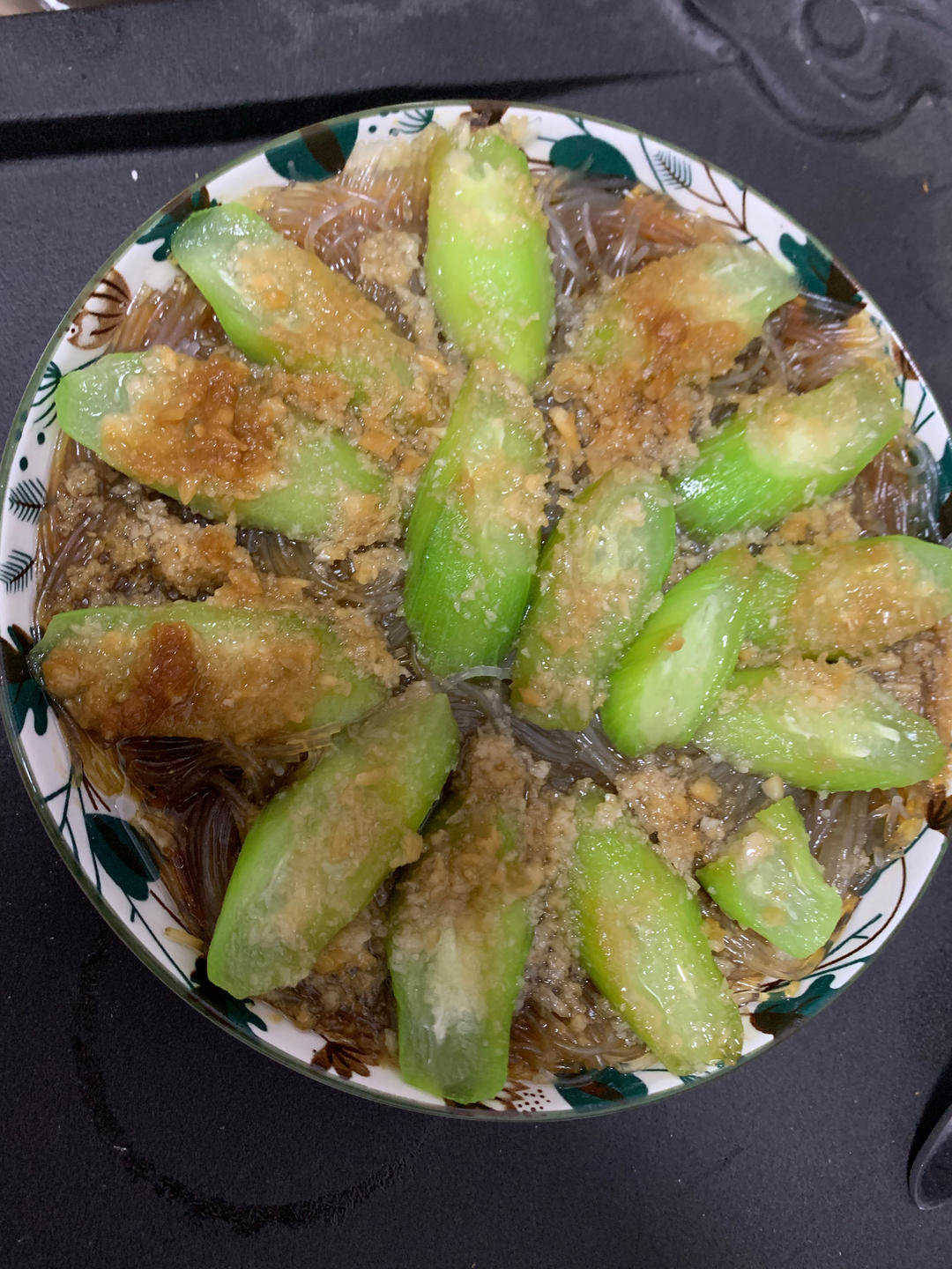 蒜茸粉丝蒸丝瓜