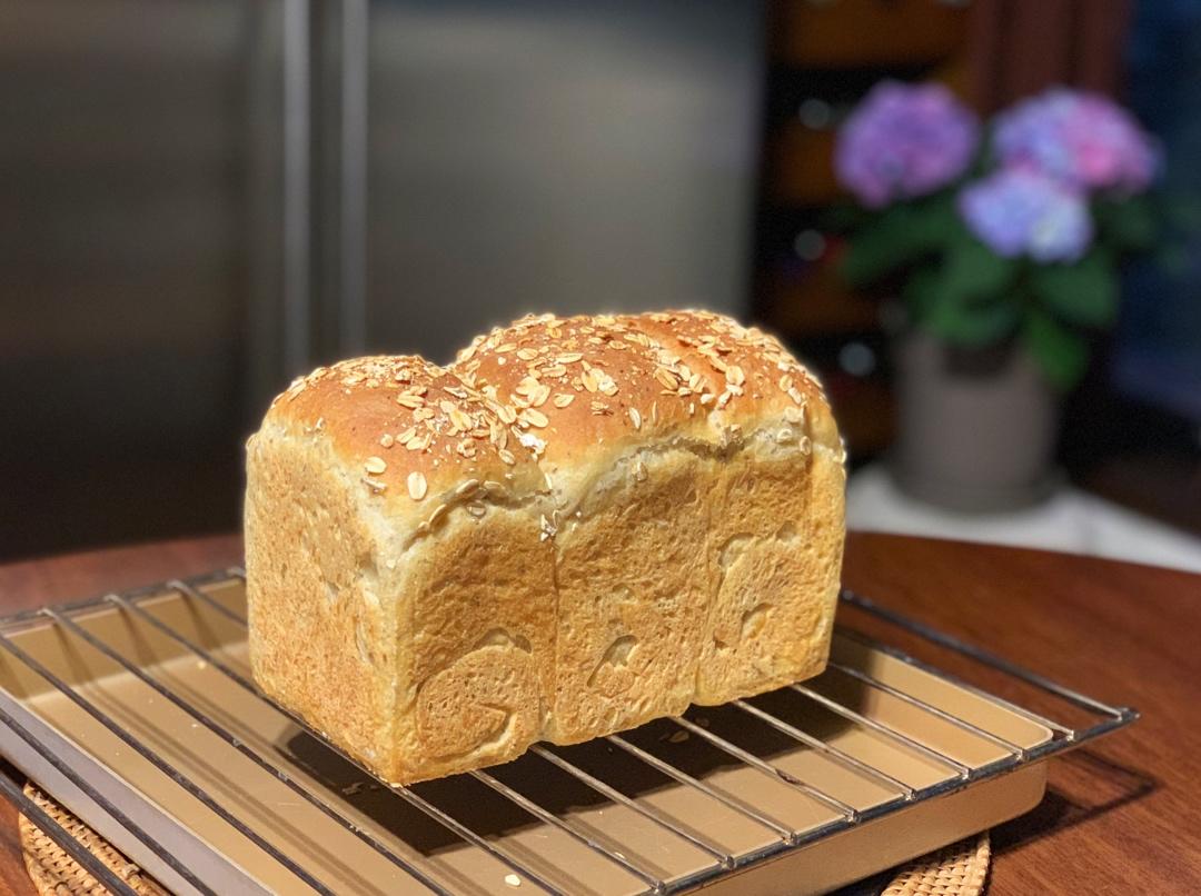100%全麦吐司（无糖无油）