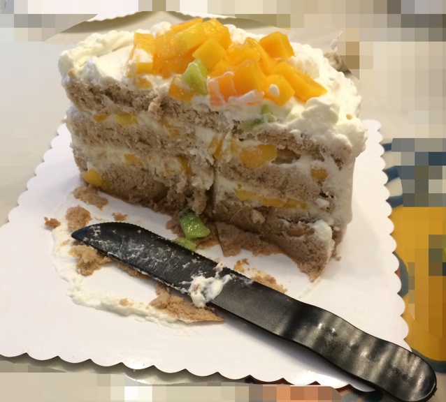 6寸原味戚风蛋糕